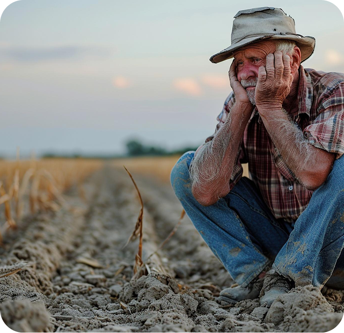 Insufficient credit, insurance, and input financing